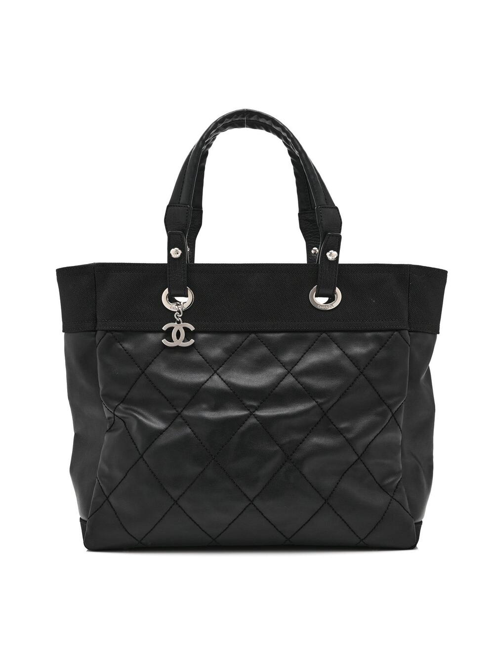 Chanel Coated Canvas Quilted Large #258307C14B